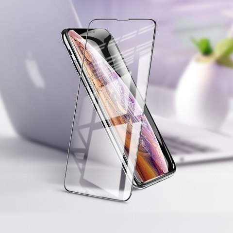 Szkło hartowane 5D do iPhone X / XS / 11 PRO HD Guardian shield (SET 10in1) G14 Hoco czarne