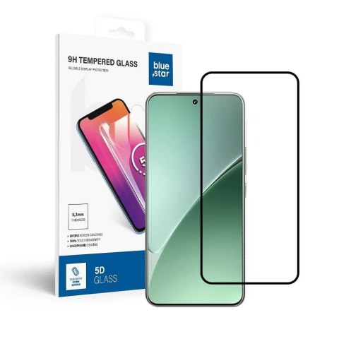 Szkło hartowane 5D do Xiaomi 15 PRO Blue Star czarne