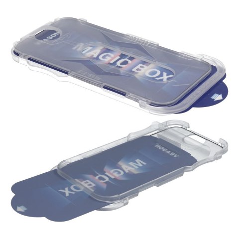 Szkło Hartowane 6D do iPhone 14 PRO MAX Veason Pro Easy-Install Glass z aplikatorem czarne