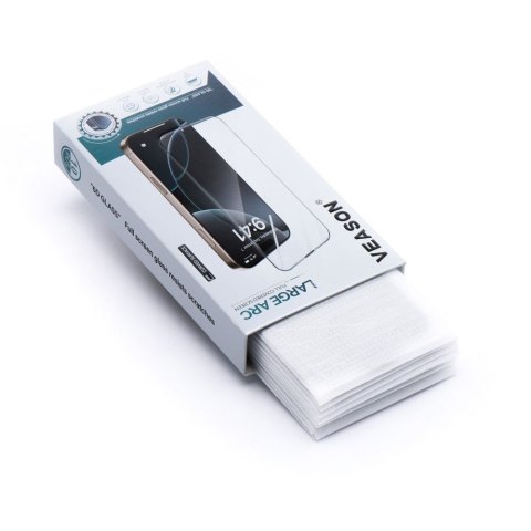 Szkło Hartowane 6D do iPhone 14 PRO Veason Pro Glass (SET 10in1) czarne
