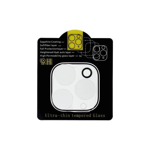 Szkło hartowane 5D Full Glue na aparat do iPhone 11 PRO MAX transparentne