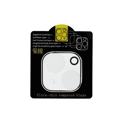 Szkło hartowane 5D Full Glue na aparat do iPhone 14 transparentne