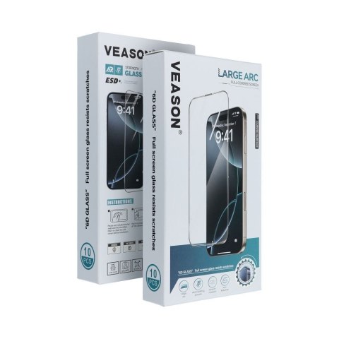 Szkło Hartowane 6D do Samsung A36 / A56 Veason Pro Glass (SET 10in1) czarne