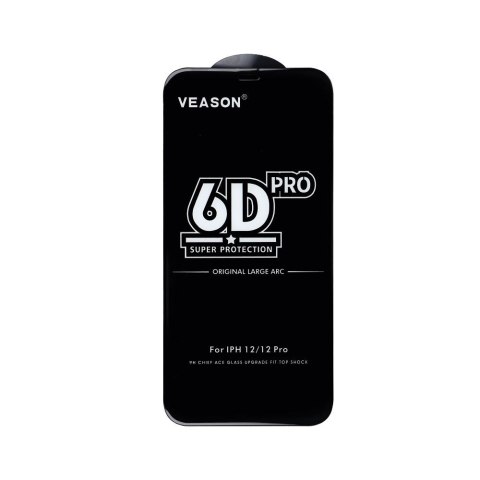 Szkło Hartowane 6D do Samsung S21 FE Veason Pro Glass czarne