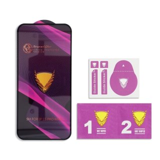 Szkło Hartowane 6D do iPhone X / XS / 11 PRO OG Premium Glass czarne