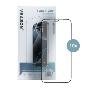 Szkło Hartowane 6D do iPhone XS MAX / 11 PRO MAX Veason Pro Glass (SET 10in1) czarne