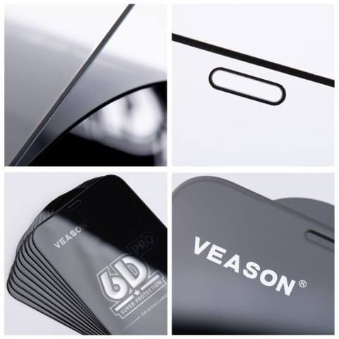 Szkło Hartowane 6D do iPhone XS MAX / 11 PRO MAX Veason Pro Glass (SET 10in1) czarne