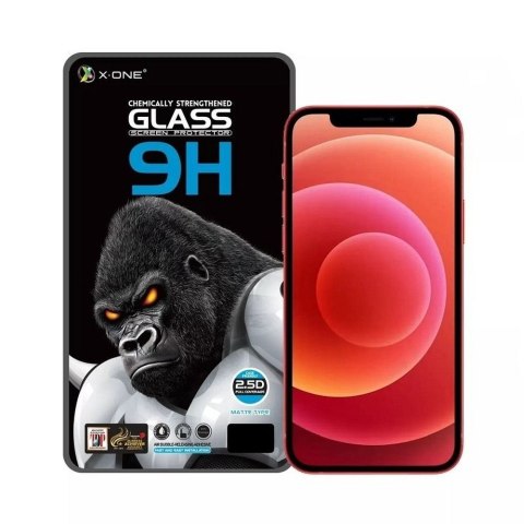 Szkło hartowane do iPhone 11 X-One Full Cover Extra Strong Matowe (full glue) czarne