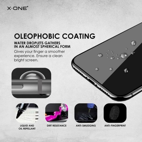 Szkło hartowane do iPhone 11 X-One Full Cover Extra Strong Matowe (full glue) czarne
