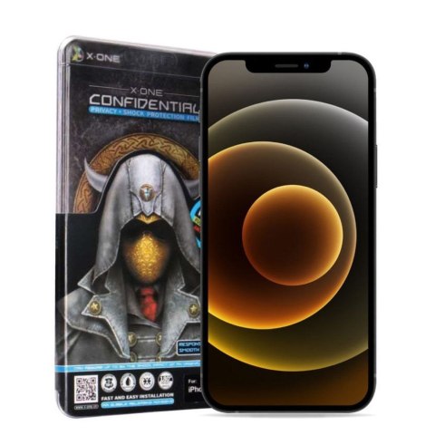 Szkło hartowane do iPhone 11 X-One Full Cover Extra Strong Privacy (full glue) czarne