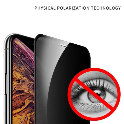 Szkło hartowane do iPhone 11 PRO MAX X-One Full Cover Extra Strong Privacy (full glue) czarne