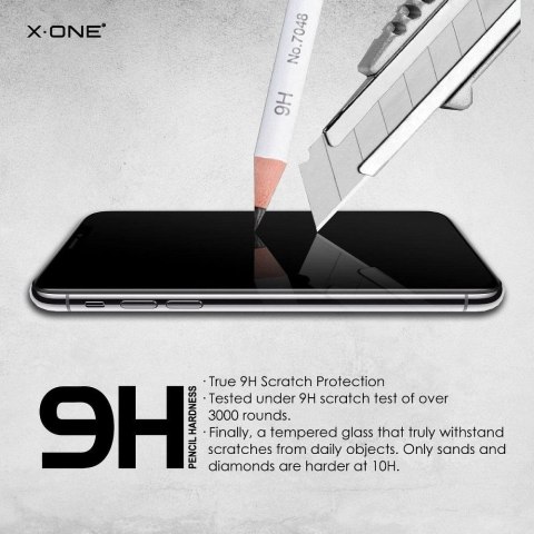 Szkło hartowane do iPhone 12 MINI X-One Full Cover Extra Strong Matowe (full glue) czarne