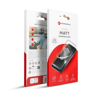 Szkło hartowane do iPhone 12 PRO MAX Forcell Matt Glass czarne