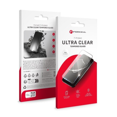 Szkło hartowane do iPhone 12 PRO MAX Forcell Ultra Clear Glass czarne