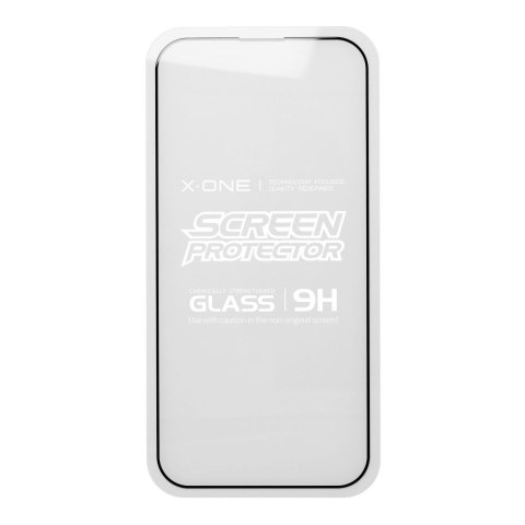 Szkło hartowane do iPhone 14 PRO MAX X-One Full Cover Extra Strong Crystal Clear (full glue) czarne