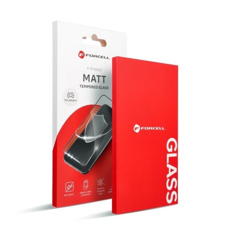 Szkło hartowane do iPhone 15 PLUS Forcell Matt Glass czarne