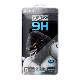 Szkło hartowane do iPhone 16 PRO /17 / 17 PRO X-One Full Cover Extra Strong Matowe (full glue) czarne