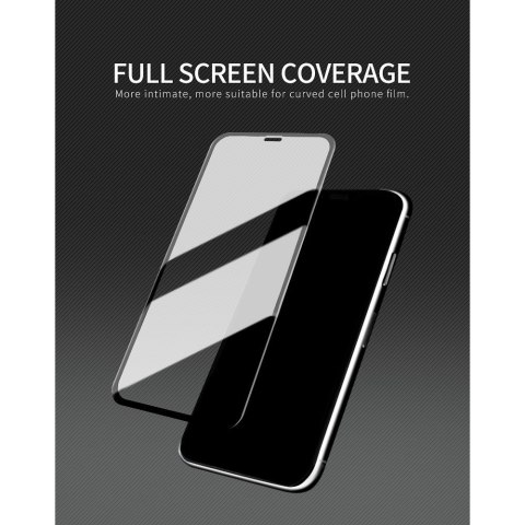 Szkło hartowane do iPhone 17 AIR X-One Full Cover Extra Strong Crystal Clear (full glue) czarne