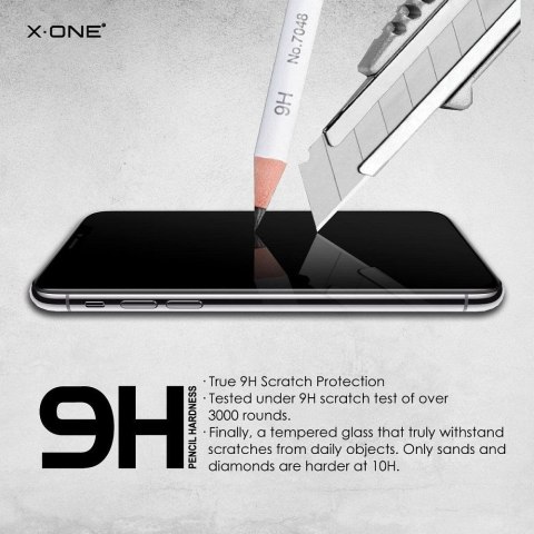 Szkło hartowane do iPhone 17 AIR X-One Full Cover Extra Strong Matowe (full glue) czarne