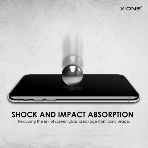 Szkło hartowane do iPhone 17 AIR X-One Full Cover Extra Strong Matowe (full glue) czarne