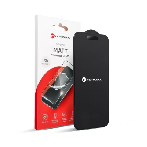 Szkło hartowane do iPhone X / XS / 11 PRO Forcell Matt Glass czarne