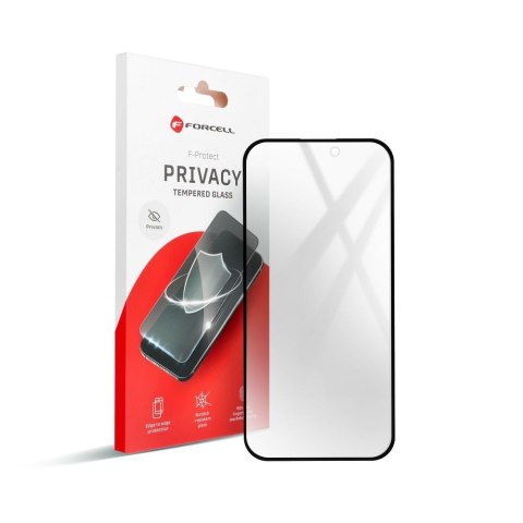 Szkło hartowane do iPhone X / XS / 11 PRO Forcell Privacy Glass czarne