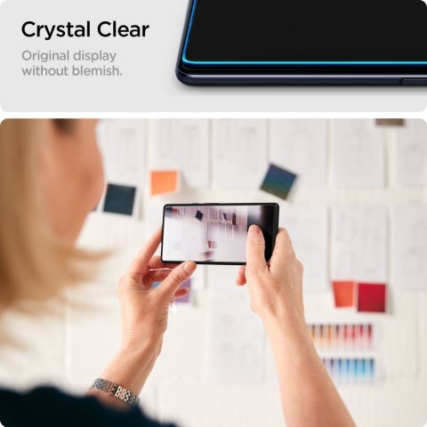 Szkło hartowane do Samsung M54 5G GLAS.TR"EZ FIT" 2-pack Spigen transparentne