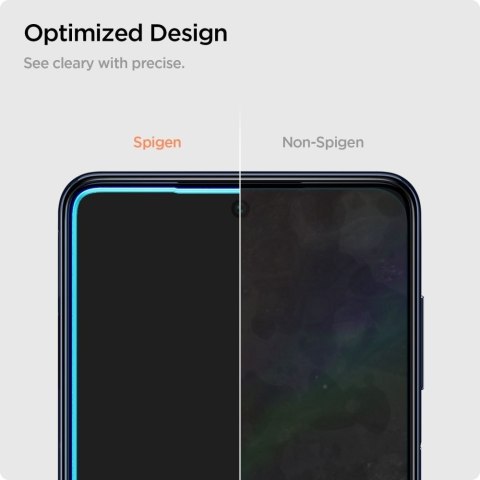 Szkło hartowane do Samsung M54 5G GLAS.TR"EZ FIT" 2-pack Spigen transparentne