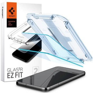 Szkło hartowane do Samsung S23 GLAS.TR"EZ FIT" 2-pack Spigen transparentne