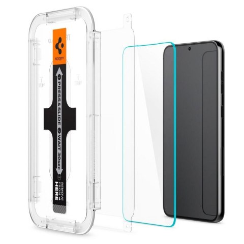 Szkło hartowane do Samsung S23 GLAS.TR"EZ FIT" 2-pack Spigen transparentne