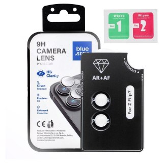 Szkło hartowane na aparat do Samsung FLIP 7 Blue Star Easy Install czarne