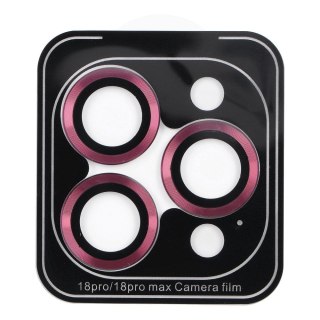 Szkło hartowane na aparat do iPhone 18 PRO / 18 PRO MAX Blue Star Easy Install burgundowe
