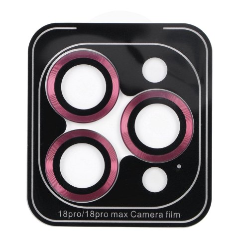 Szkło hartowane na aparat do iPhone 18 PRO / 18 PRO MAX Blue Star Easy Install burgundowe
