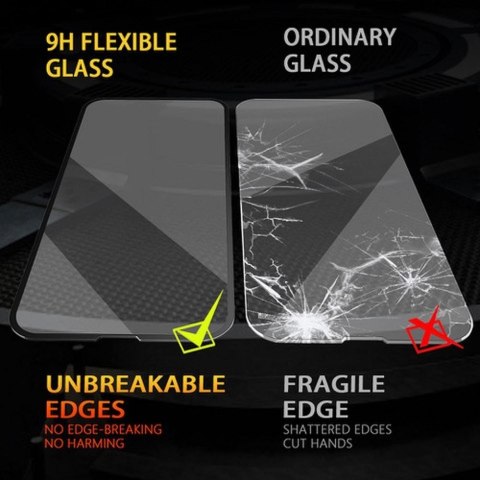 Szkło hybrydowe 5D Full Glue do Huawei P20 PRO Bestsuit Flexible czarne