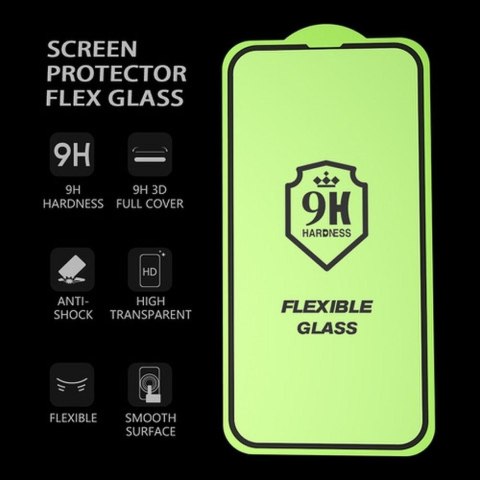Szkło hybrydowe 5D Full Glue do Huawei P20 PRO Bestsuit Flexible czarne