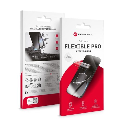 Szkło hybrydowe 5D do Samsung A56 5G Forcell Flexible czarne