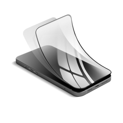 Szkło hybrydowe 5D do iPhone 14 PRO MAX Forcell Flexible czarne
