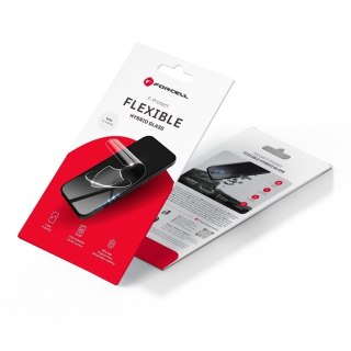Szkło hybrydowe 5D do iPhone 17 PRO MAX / 18 PRO MAX Forcell Flexible czarne