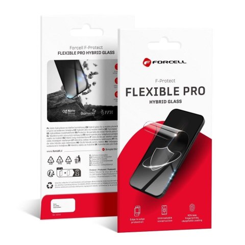 Szkło hybrydowe do iPhone XS MAX / 11 PRO MAX Forcell Flexible 5D czarne