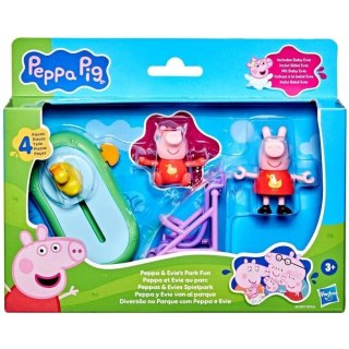Świnka Peppa - Peppa i Evie w parku