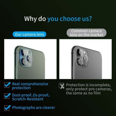 Szkło hybrydowe na aparat do iPhone 17 PRO Bestsuit Flexible