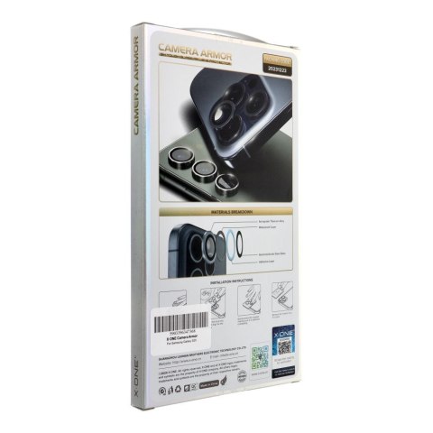 Szkło szafirowe na obiektyw aparatu do Samsung S25 X-One Camera Armor