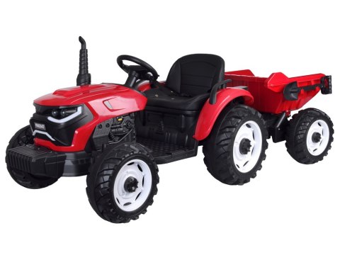 TRAKTOR na akumulator z przyczepą i ruchomym kiprem PA0347