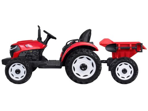 TRAKTOR na akumulator z przyczepą i ruchomym kiprem PA0347