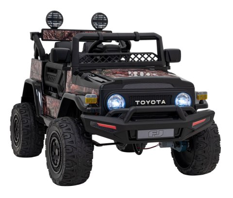 Toyota FJ Cruiser dla dzieci Czarna terenówka + Pilot