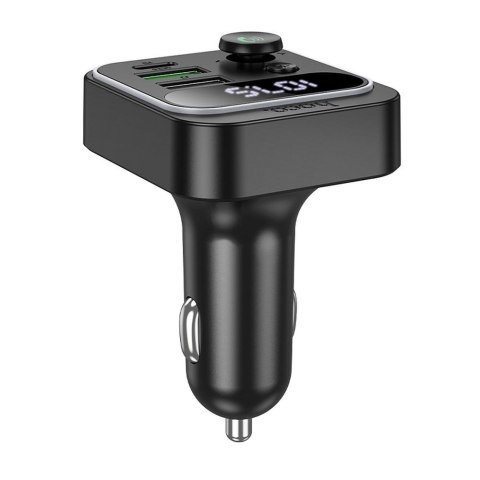 Transmiter samochodowy bluetooth Hoco QC3.0 PD 20W E85 czarny
