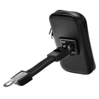 Uchwyt motocyklowy na zamek wodoodporny ( 5,5" - 6,3" ) CM756 czarny