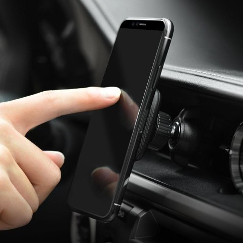 Uchwyt na telefon do samochodu magnetyczny Hoco do kratki CA23 czarny