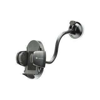 Uchwyt na telefon do samochodu uniwersalny Forcell F-Grip Oval 27 cm do szyby / deski / kratki czarny