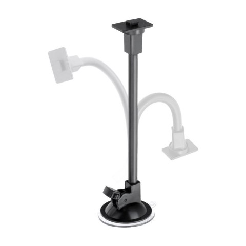 Uchwyt na telefon do samochodu uniwersalny Forcell F-Grip Oval 27 cm do szyby / deski / kratki czarny